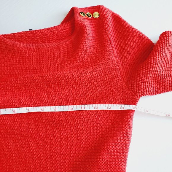 H&M Red Knit Sweater Dress - Picture 4 of 7